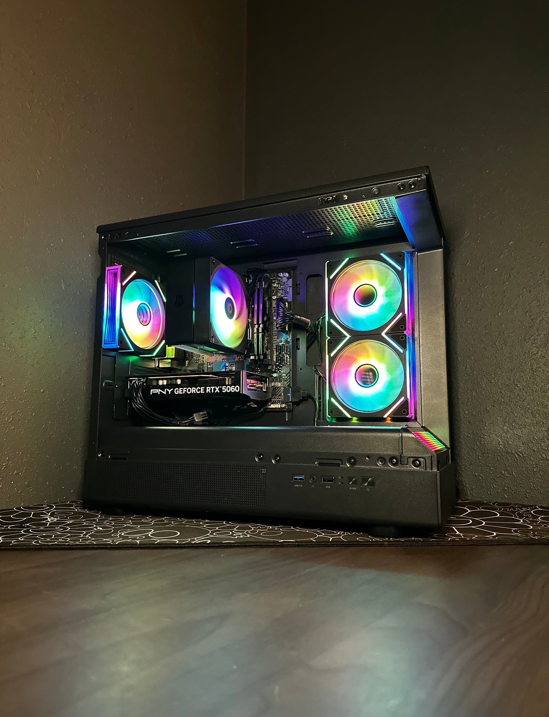Mid-Range Gaming PC | RTX 5060 | Ryzen 5 7600X | 16GB DDR5 | 500GB | RGB | WIFI